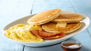 PANCAKE PLATTER WITH COUNTRY HAM