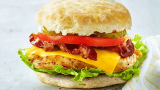 GRILLED CHICKEN CLUB BISCUIT