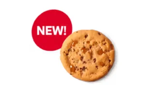 Salted Caramel Cookie made with HEATH