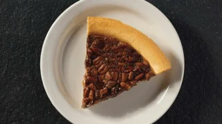 Chocolate Pecan Pie Slice