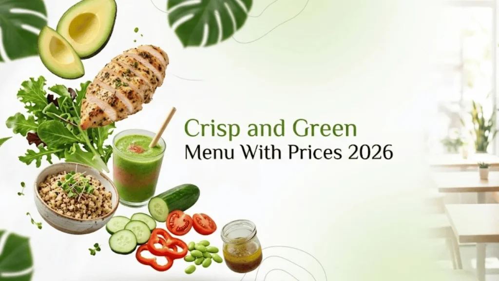 Crisp and Green Menu