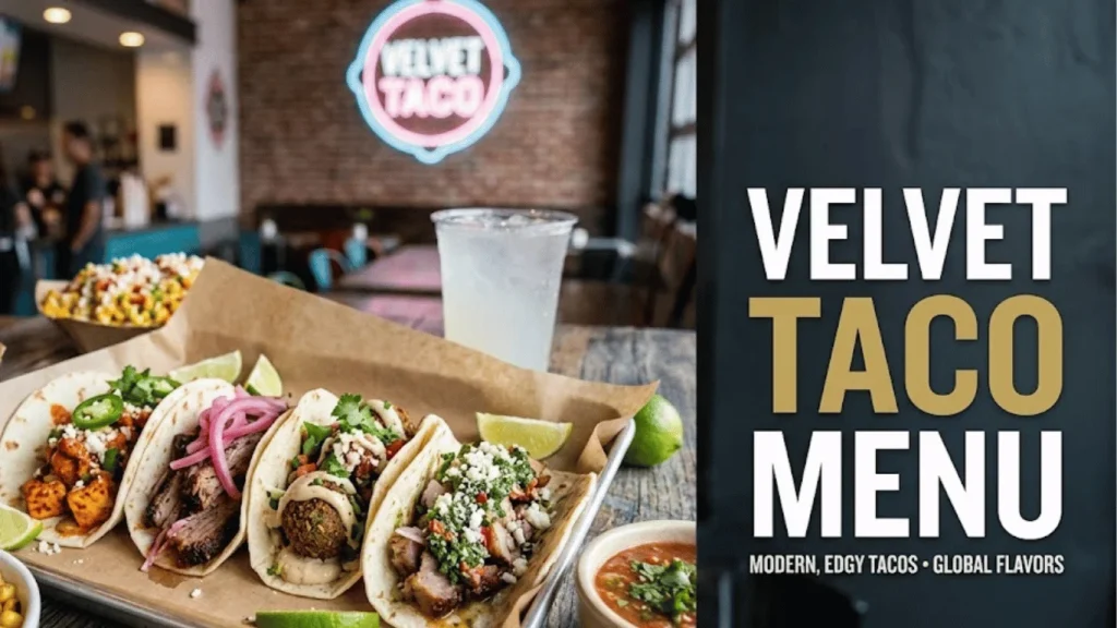 Velvet Taco Menu