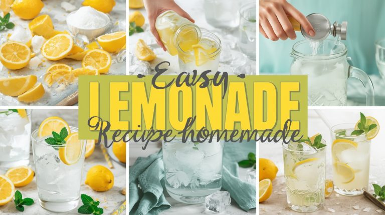 Easy Lemonade Recipe Homemade