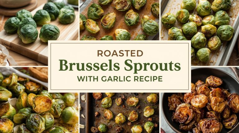 Roasted Brussels Sprouts with Garlic Recipe