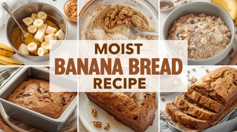 Moist Banana Bread Recipe