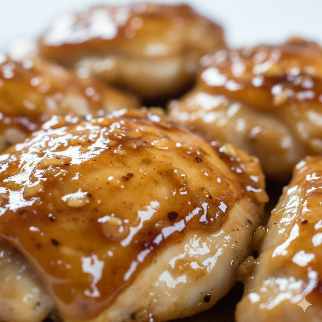 Honey Garlic Chicken Thighs Recipe