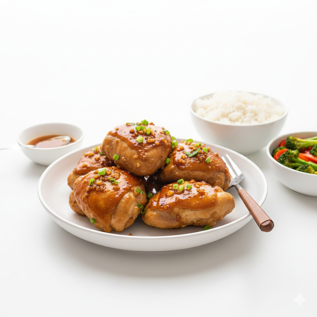 Honey Garlic Chicken Thighs Recipe