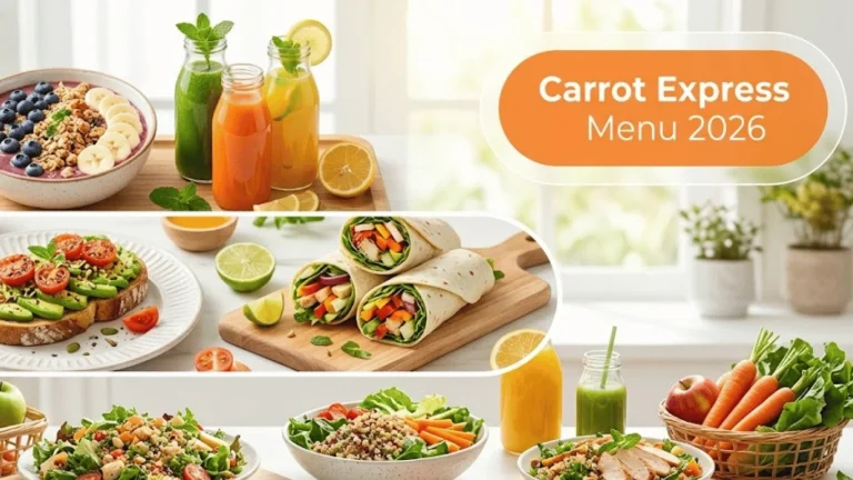 Carrot Express Healthy Menu