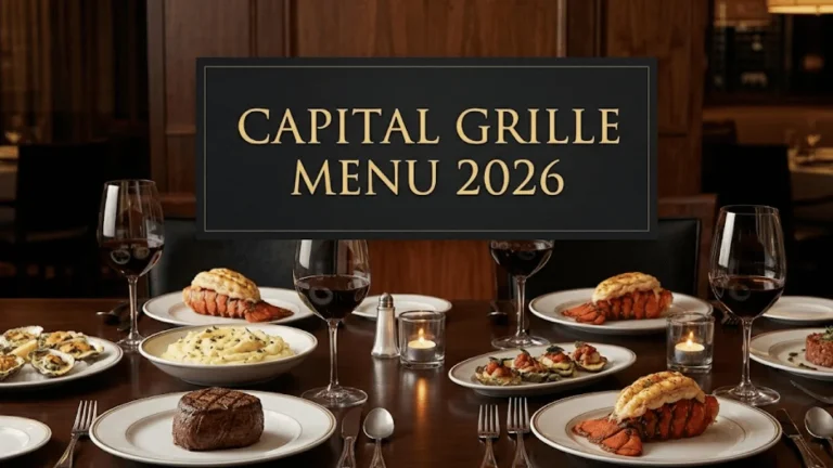 Capital Grille Menu
