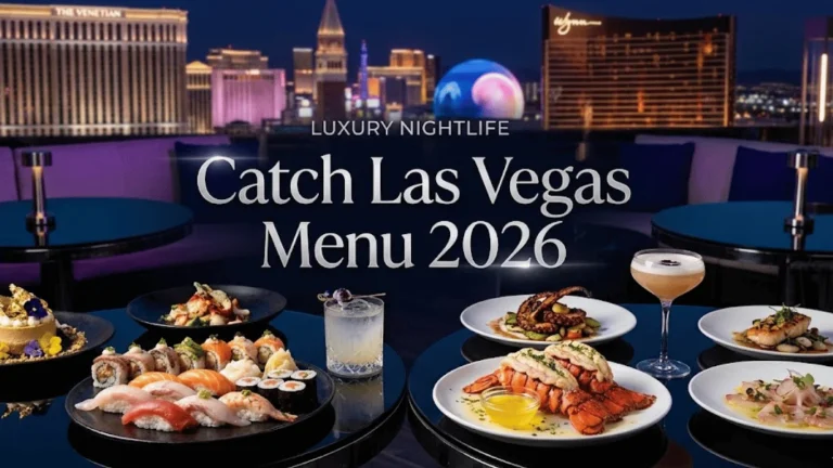 Catch Las Vegas Menu