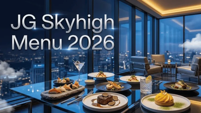 JG Skyhigh Menu