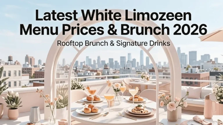 White Limozeen Menu