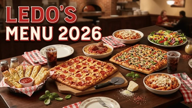 Ledo’s Menu
