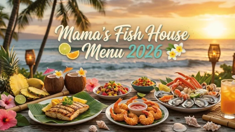 Mama’s Fish House Menu