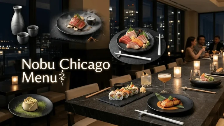 Nobu Chicago Sushi Menu