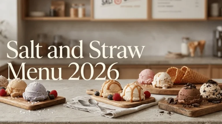 Salt and Straw Menu
