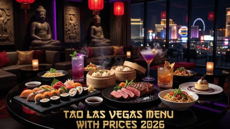 Tao Las Vegas Menu