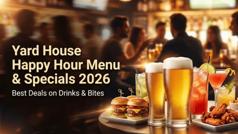 Yard House Menu